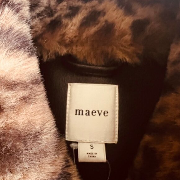 Anthropologie Faux-Fur Leopard Jacket - Picture 8 of 11